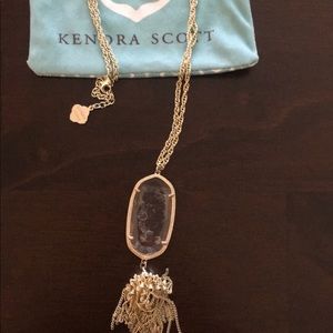 KENDRA SCOTT RAYNE NECKLACE - cracked crystal